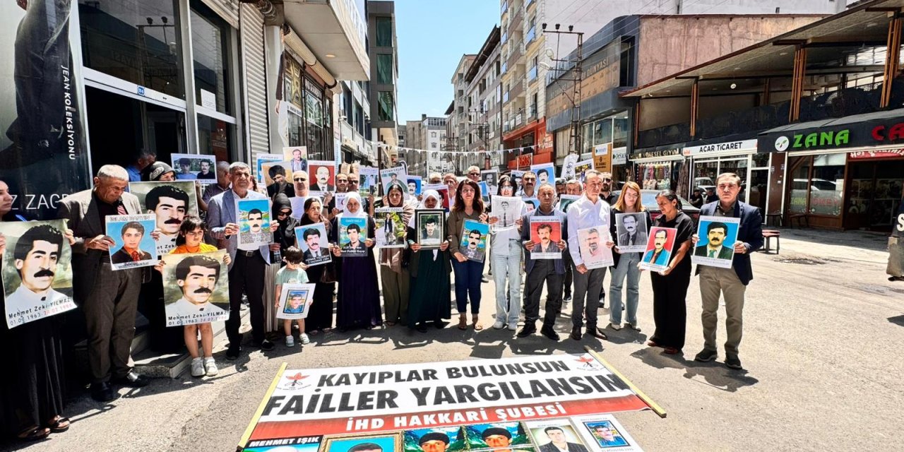 İHD Hakkari ve kayıp yakınlarından Suruç katliamında hayatını kaybeden Süleyman Aksu için adalet talebi