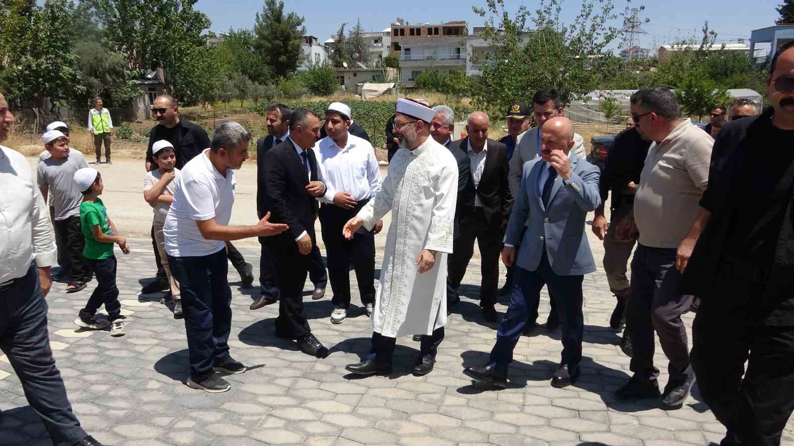 Adıyaman’da deprem sonrası yapılan cami ve Kur’an kurslarının toplu açılışı gerçekleştirildi