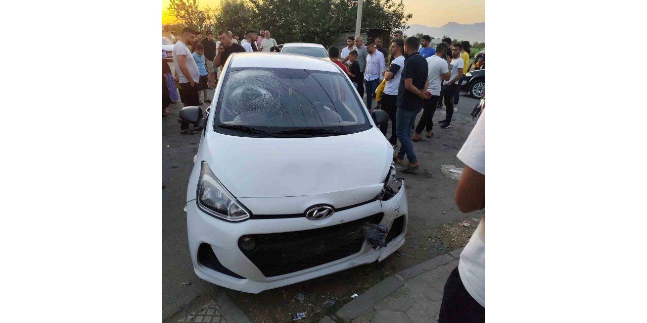 Mardin’de otomobiller çarpıştı: 1 kişi yaralandı