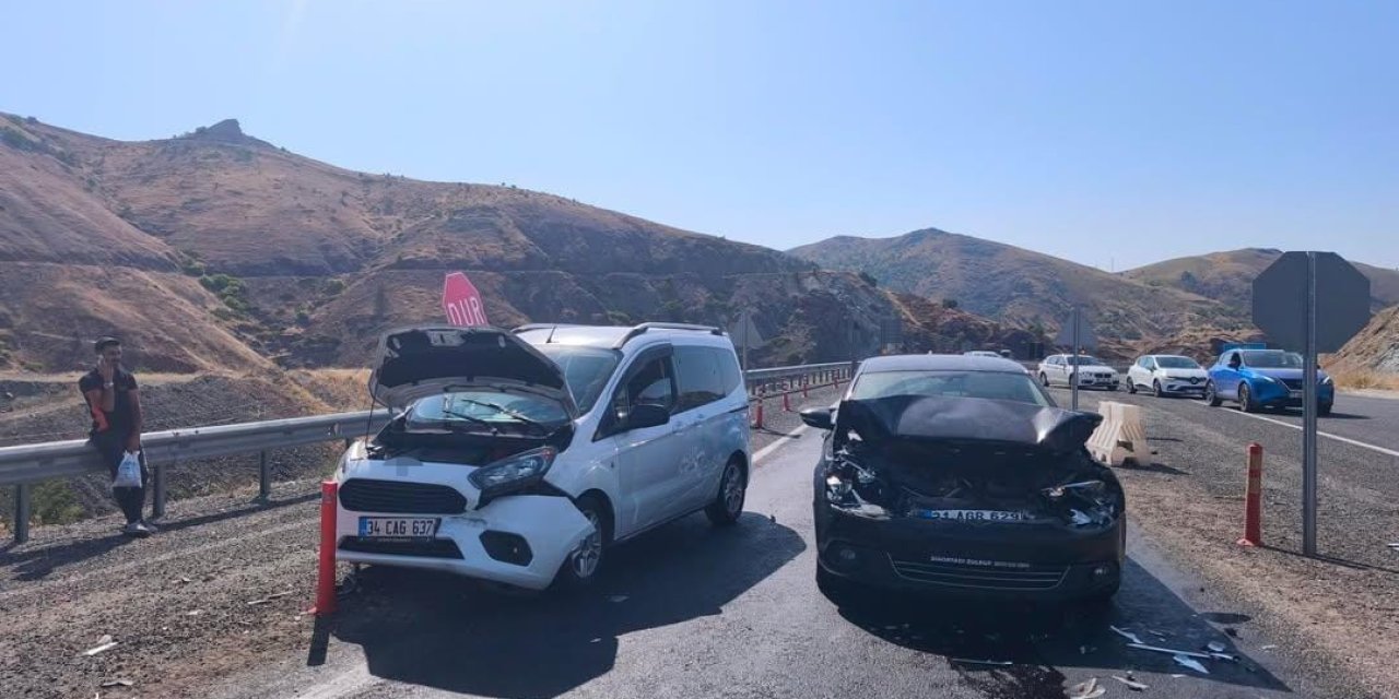 Elazığ zincirleme trafik kazası: 1 kişi yaralandı