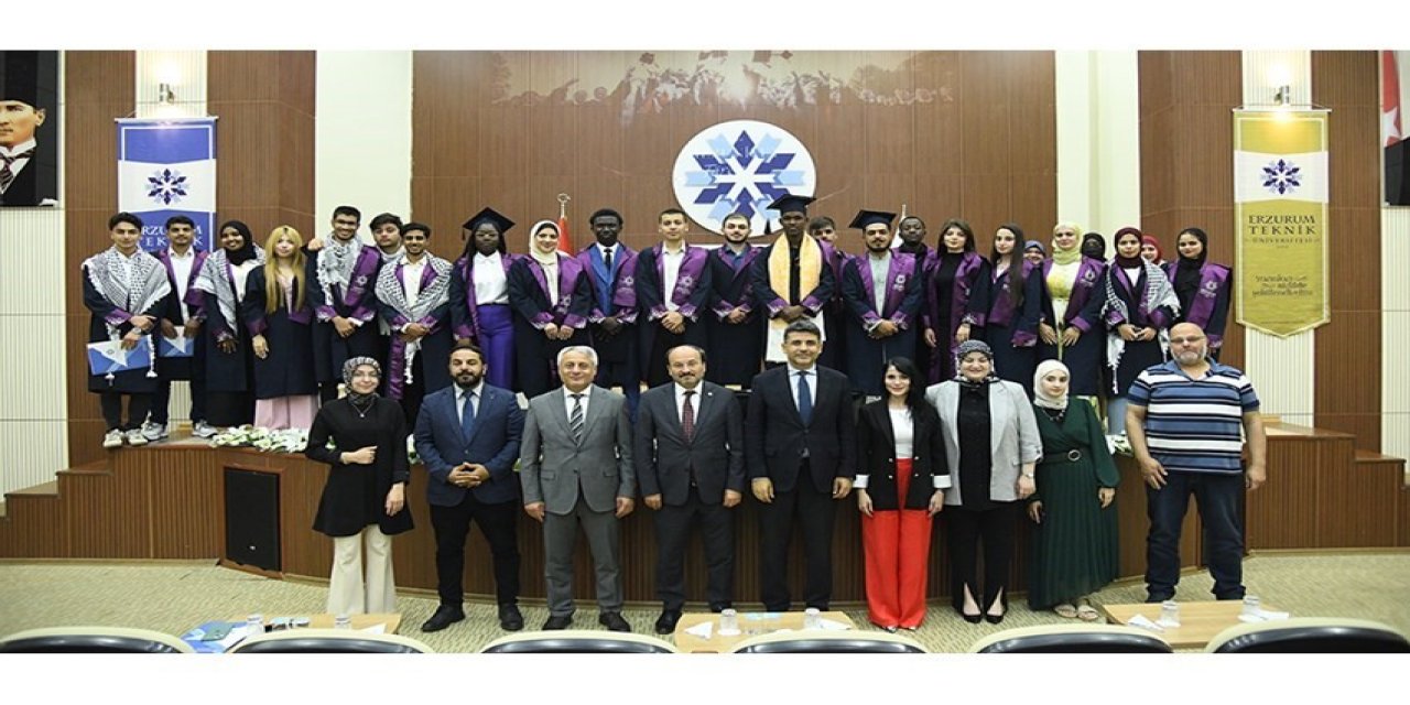 Erzurum Teknik Üniversitesi TÖMER ilk mezunlarını verdi