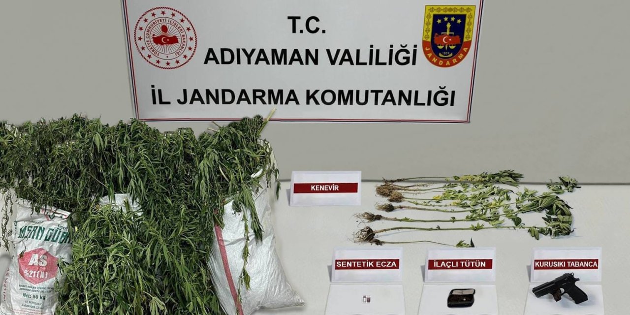 Adıyaman’da 25 kilogram uyuşturucu yakalandı