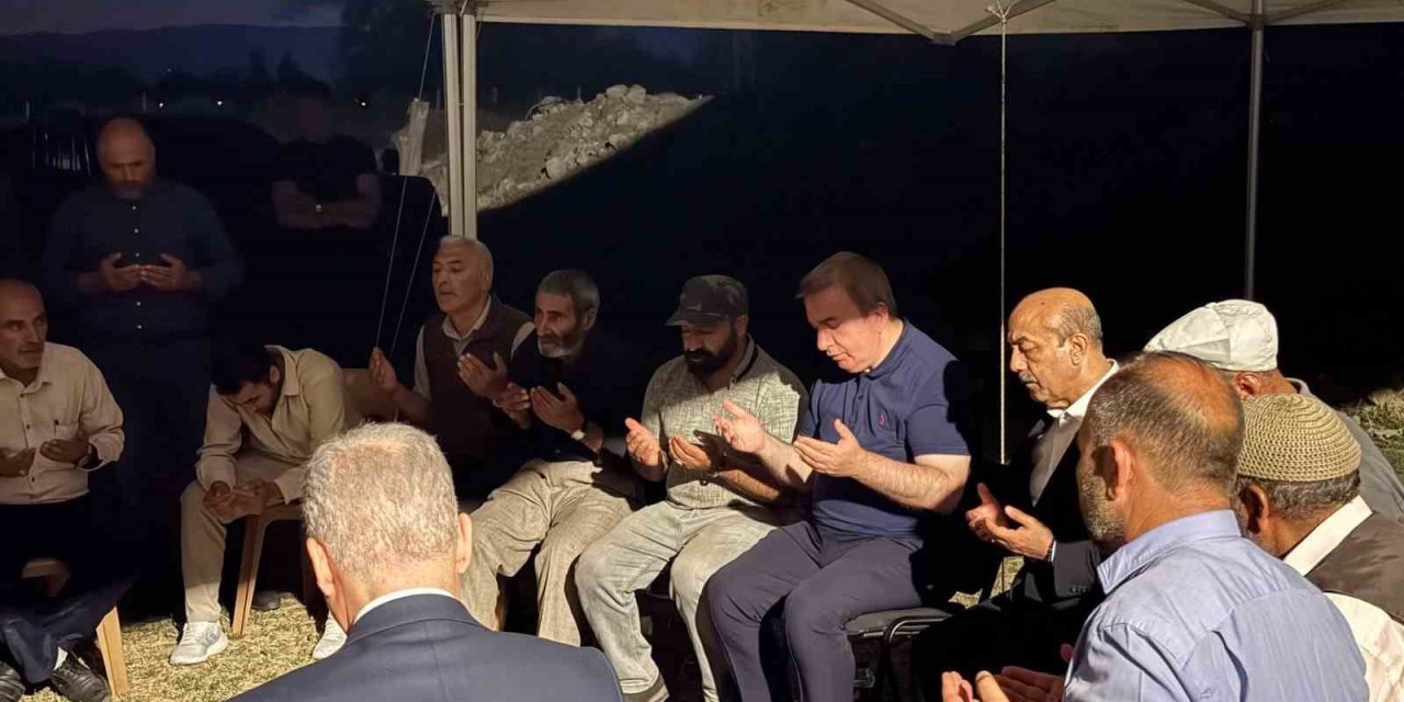 Vali Aydoğdu'dan Pülümür Çayı’nda hayatını kaybeden Özkan İlçi’nin ailesine taziye ziyareti