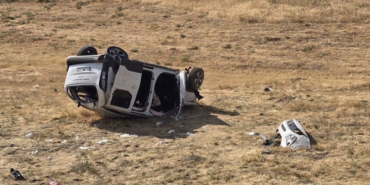 Bingöl’de kaza: 1 ölü, 6 yaralı