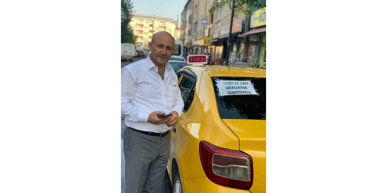 Kars'ta taksicilerden örnek davranış
