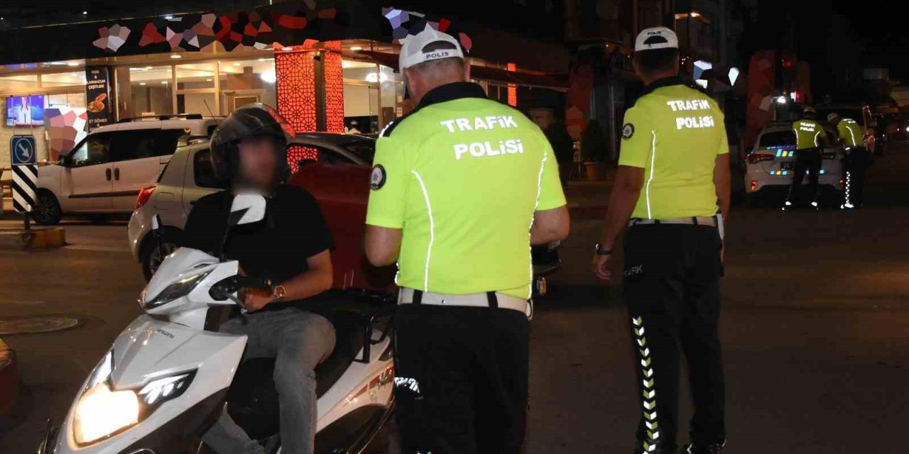 Erzincan’da motosiklet sürücülerine yönelik denetim