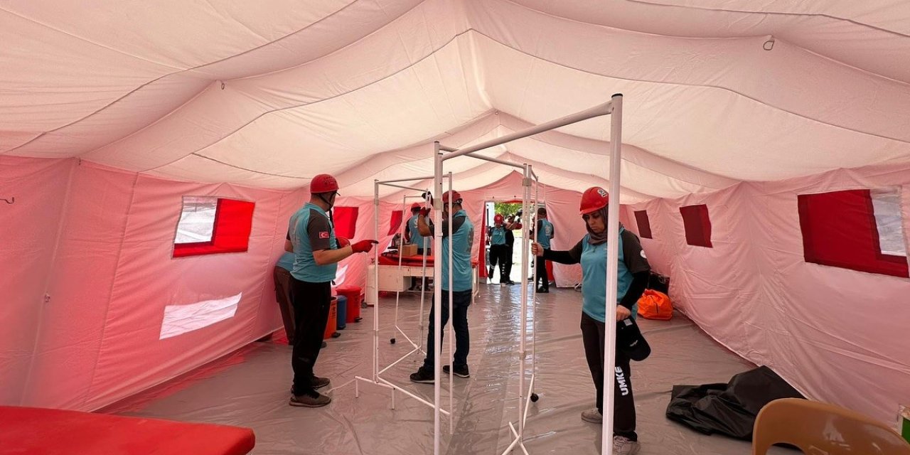 Erzincan’da ’Acil Müdahale Ünitesi’ eğitimi yapıldı