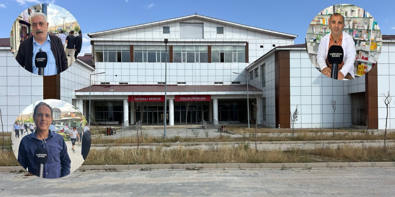 Yüksekova’da 14 yıldır bitmeyen hastane tepki çekiyor: “Sevk sırasında ölen hastalarımız var”