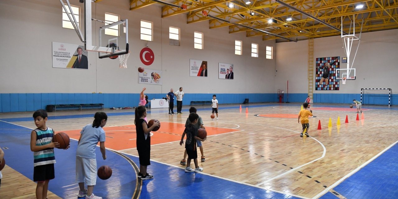 Malatya'da basketbol kursuna yoğun ilgi