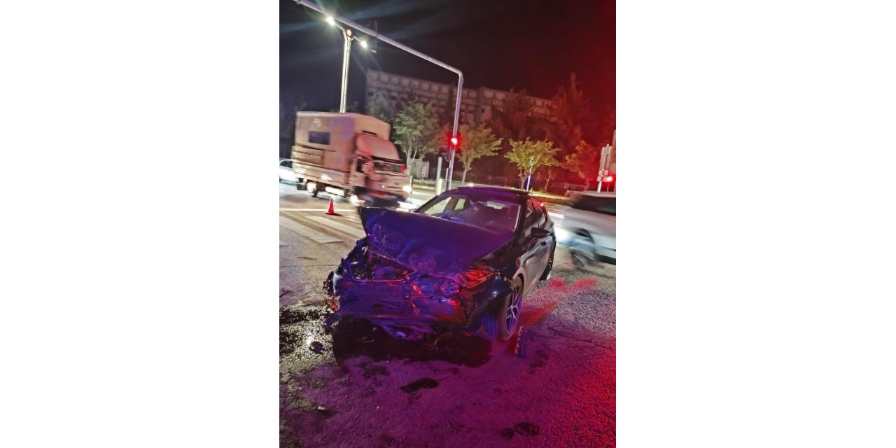 Elazığ’da trafik kazasında 1 yaralı