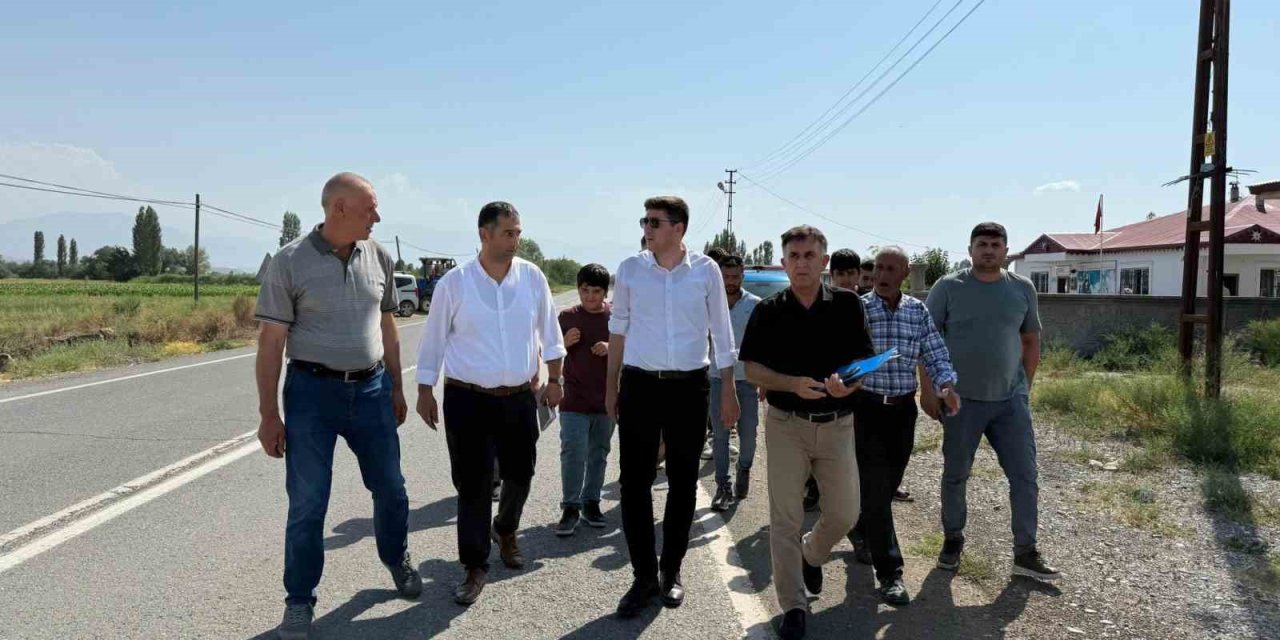 Kaymakam Erdoğan köy ziyareti gerçekleştirdi