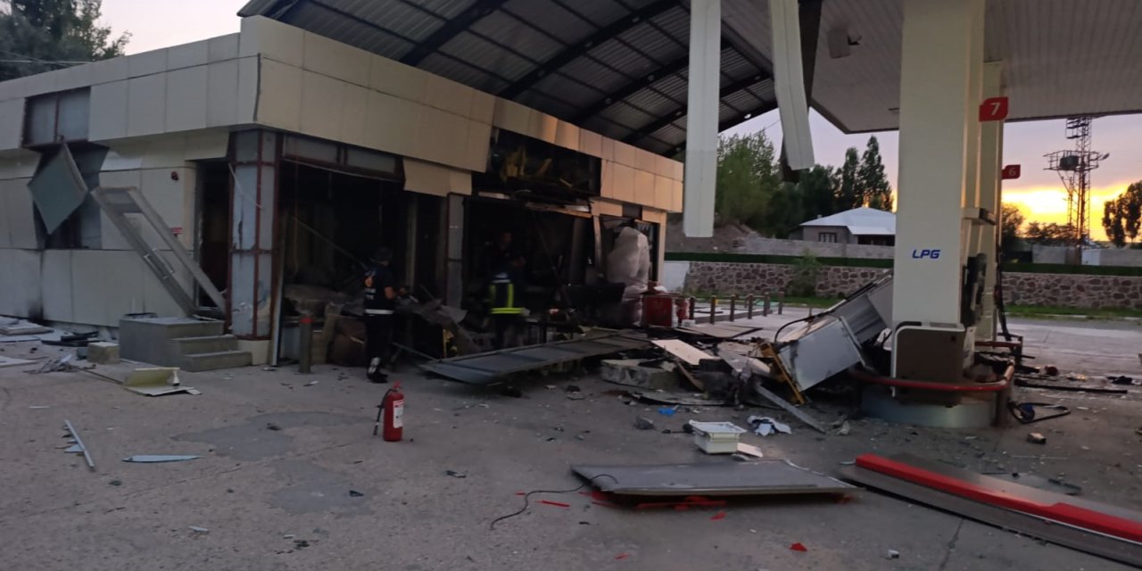 Van'da akaryakıt istasyonunda patlama: 1 yaralı