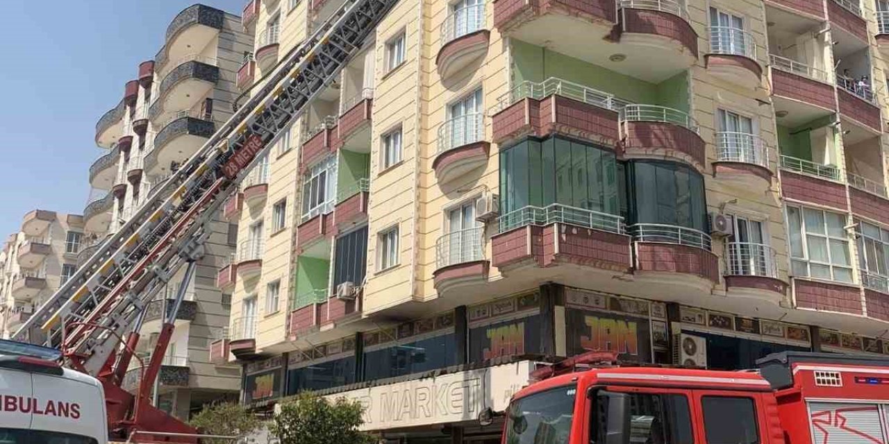 Mardin’de apartman dairesinde çıkan yangın kontrol altına alındı