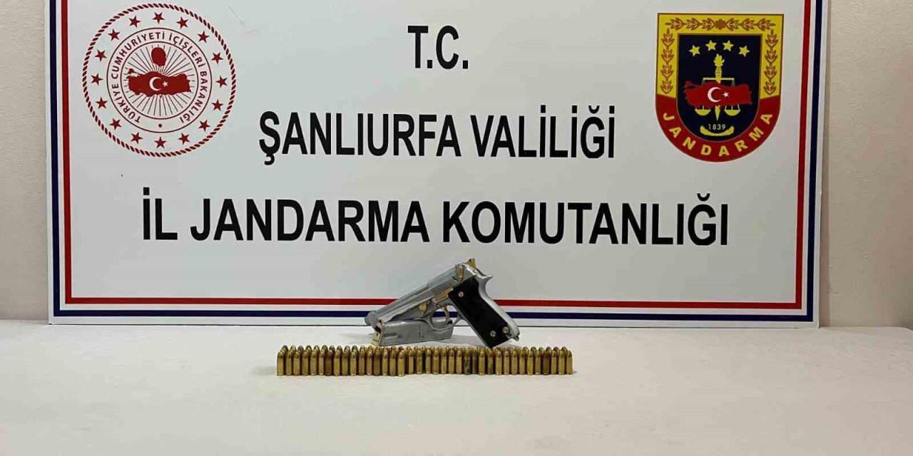 Şanlıurfa’da jandarma ekiplerinde ruhsatsız silah operasyonu
