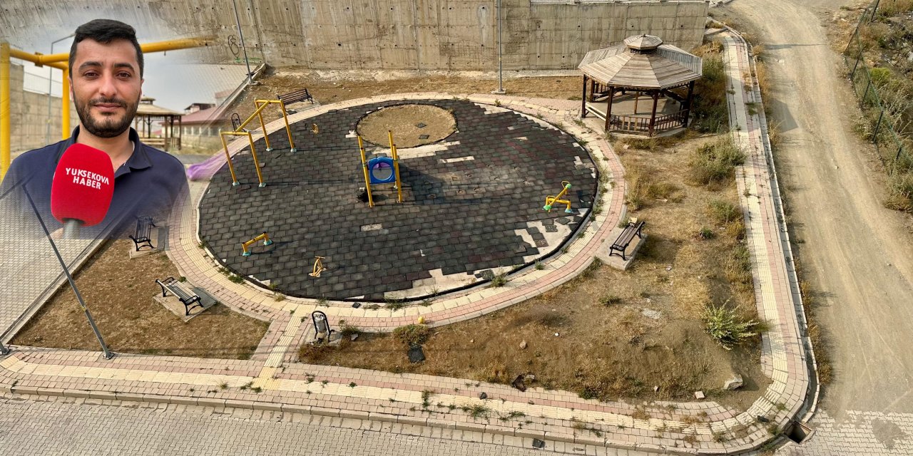 Yüksekova: Pizok TOKİ’deki çocuk parkı tahrip edildi