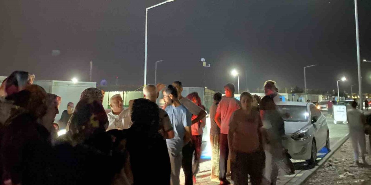 Konteyner kentte çıkan yangın korkuttu