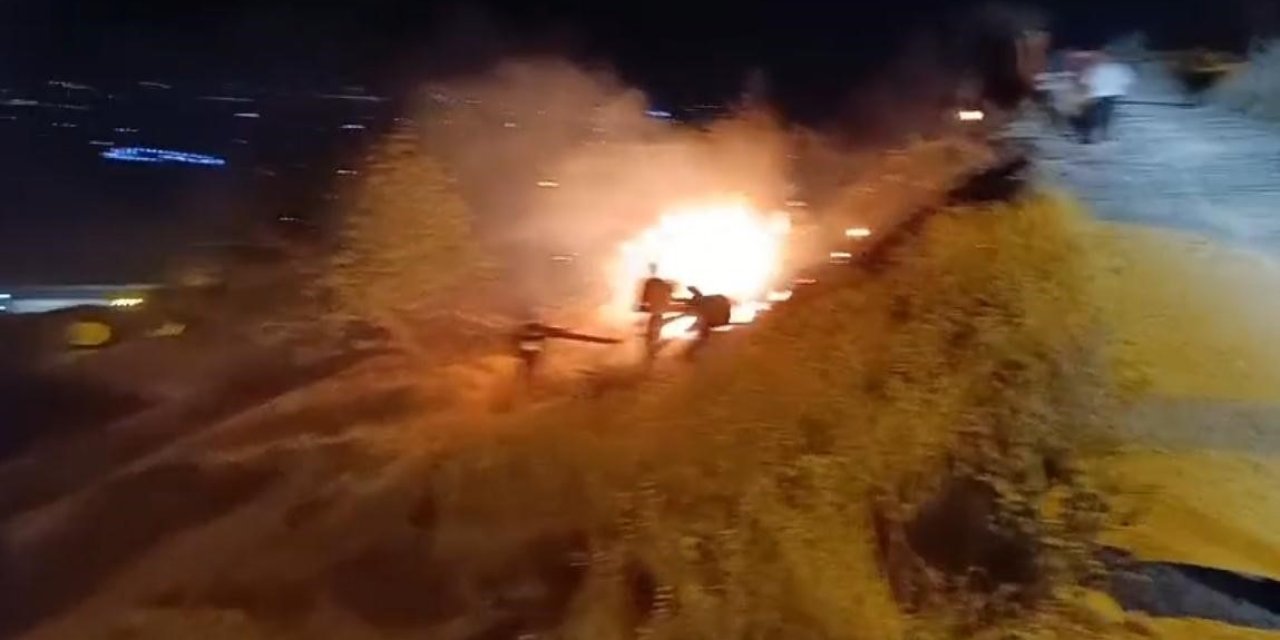 Mardin’de örtü yangını kontrol altına alındı