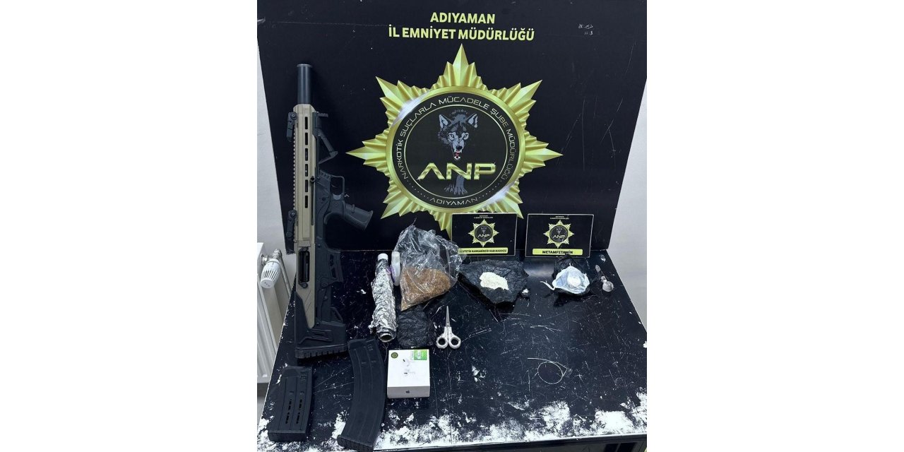 Adıyaman'da 123,11 gram uyuşturucu ele geçirildi