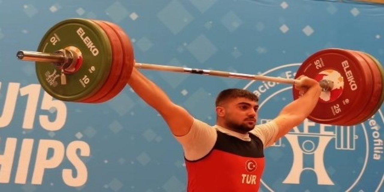 Şırnaklı halterci Sefkan Sümen Avrupa rekoru kırarak başarıya uzandı