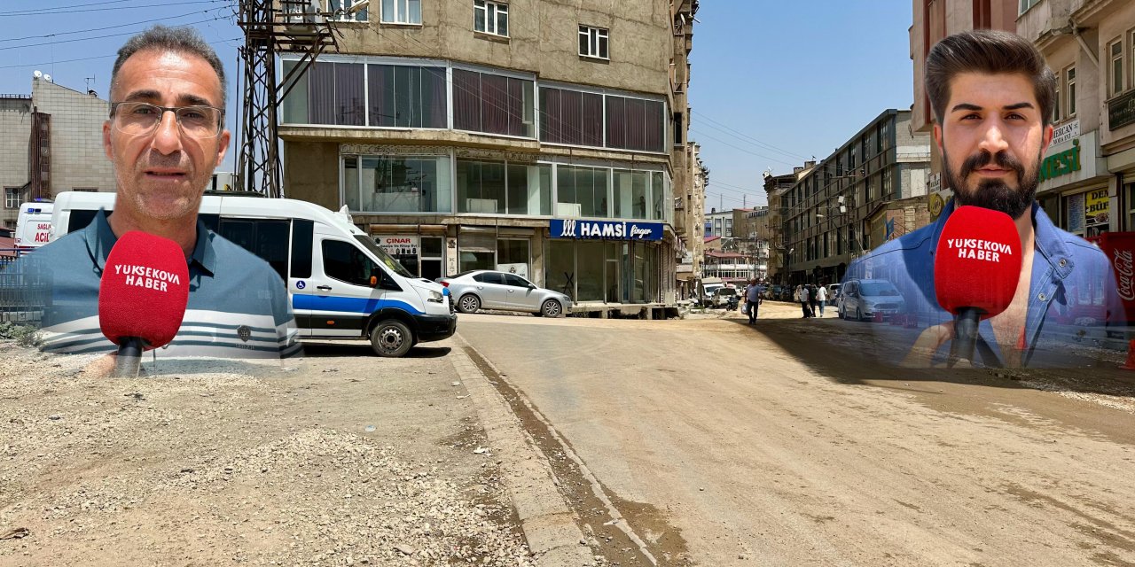 Yüksekova’da Yeni Mahalle servis durağında şoförlerin toz isyanı: “Yollar ya onarılsın ya da düzenli şekilde sulama yapılsın”