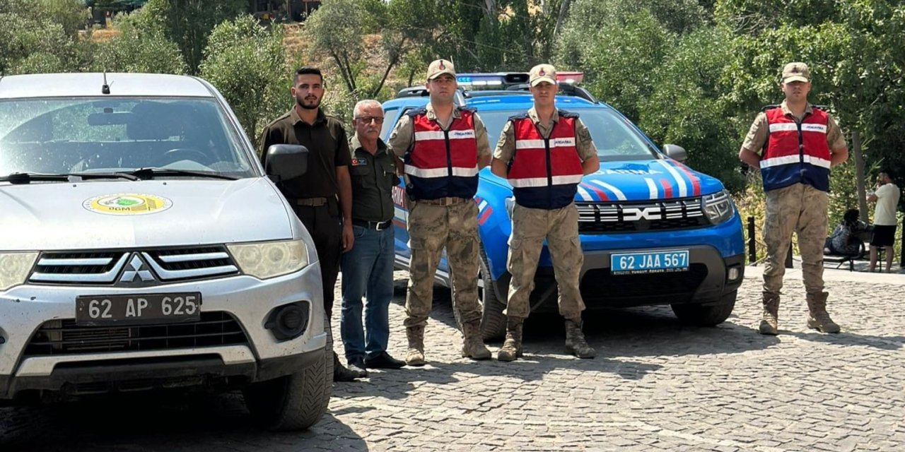 Tunceli’de jandarma ekiplerinden orman yangınları için uyarı