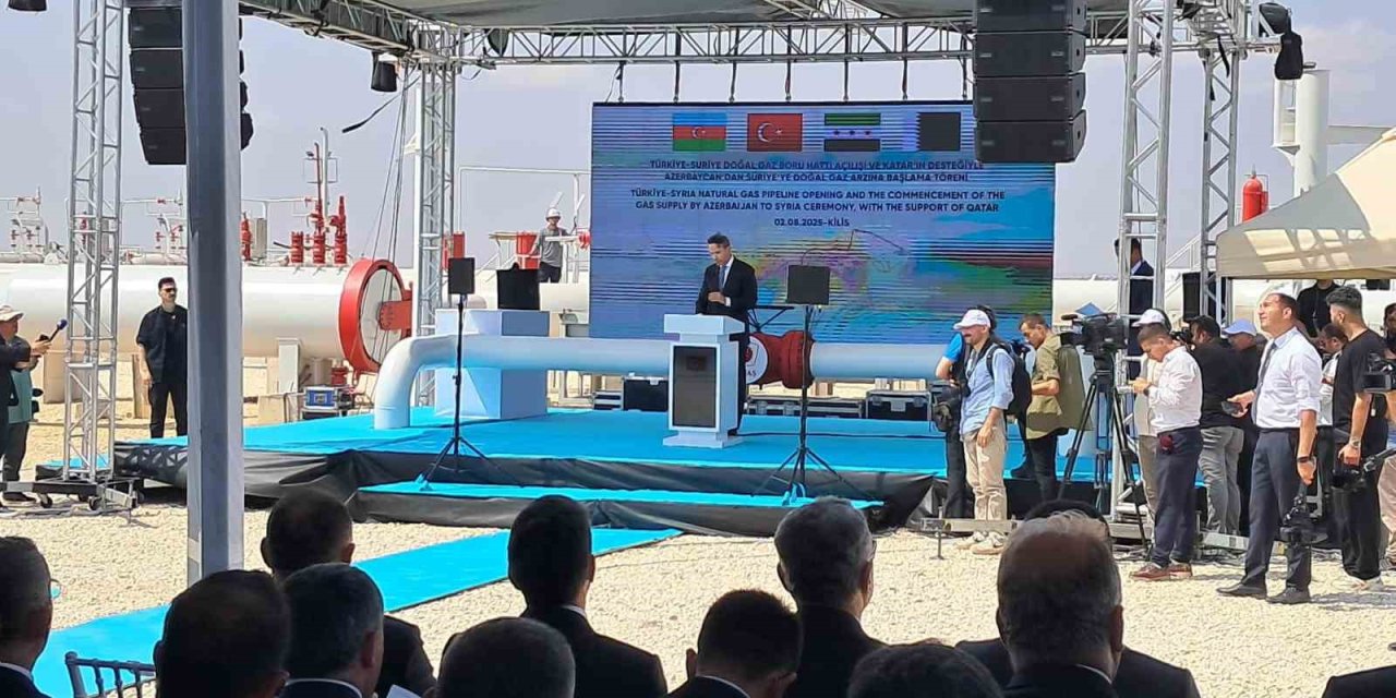Türkiye-Suriye Doğal Gaz Boru Hattı açıldı