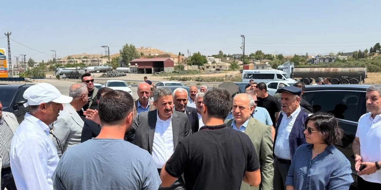 Milletvekili Tatar, Cizre-Silopi yol şantiyesini inceledi