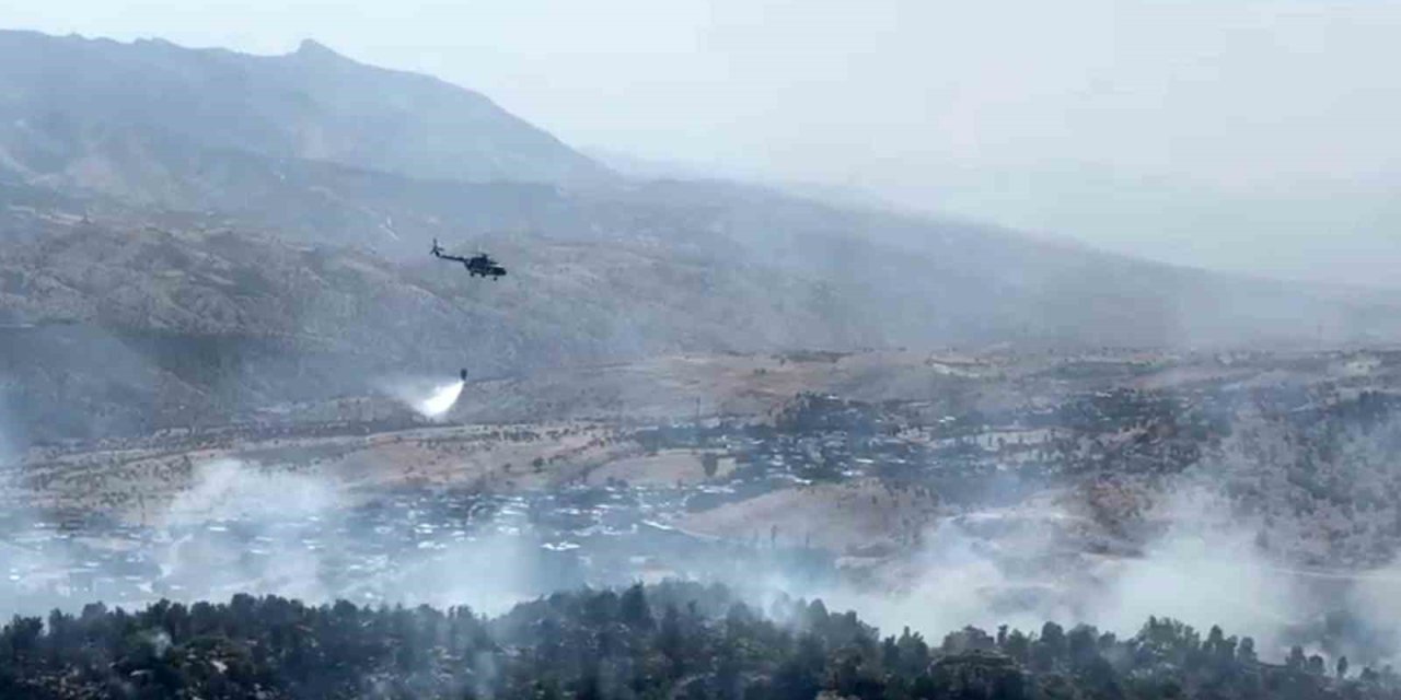 Şırnak’ta örtü yangınına müdahale