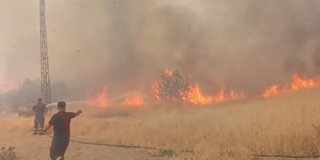 Şırnak’ta örtü yangınına müdahale