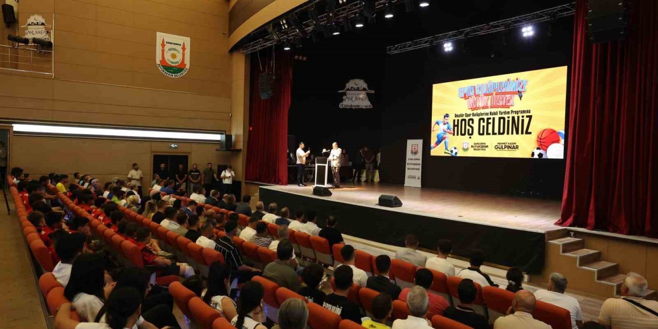 Şanlıurfa’da amatör spor kulüplerine 6 milyon lira destek sağlandı