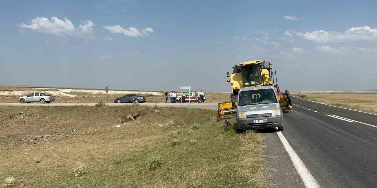 Akyaka’da maddi hasarlı trafik kazası