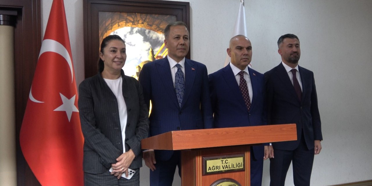 İçişleri Bakanı Yerlikaya Ağrı’da temaslarda bulundu