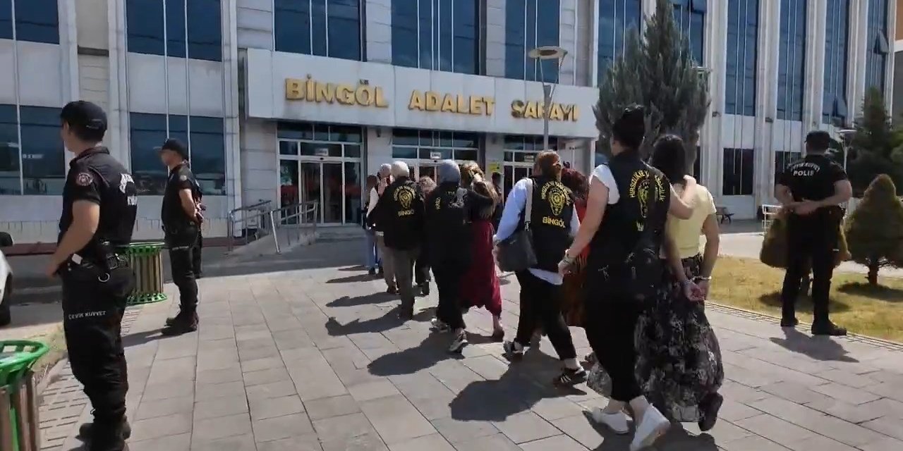 Bingöl’de hırsızlık operasyonu: 10 gözaltı