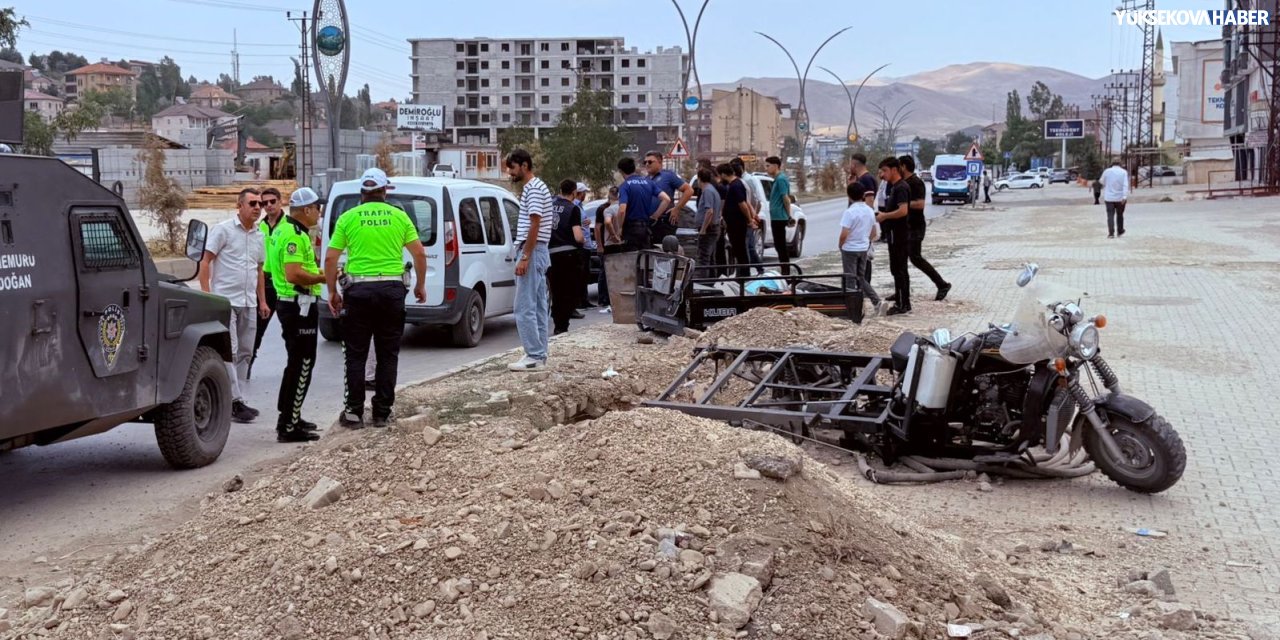 Yüksekova’da trafik kazası: 1 kişi yaralandı