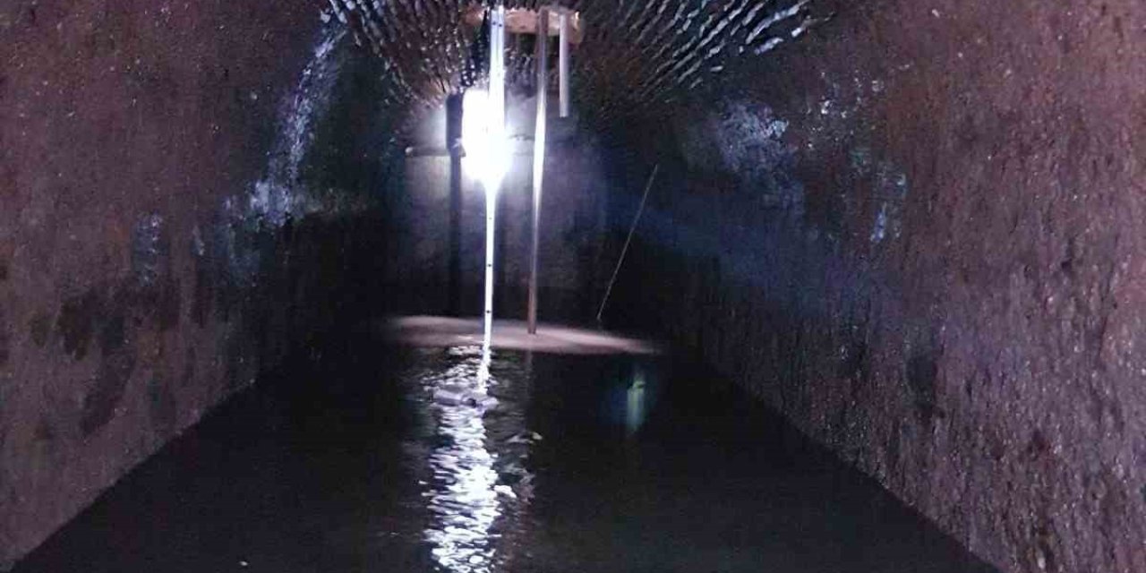 Diyarbakır Ulu Cami’de Roma Dönemine ait aktif su sarnıcı görüntülendi