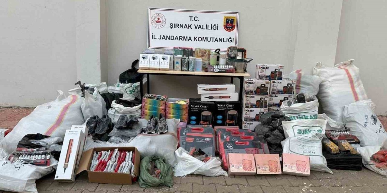 Şırnak’ta jandarmadan kaçakçılık operasyonu