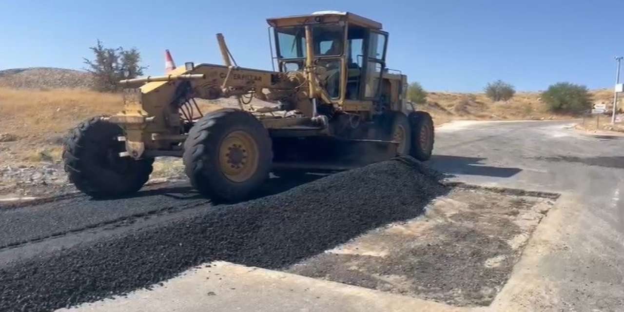 En genç kadın muhtar greyderin başına geçti, yolları asfaltladı