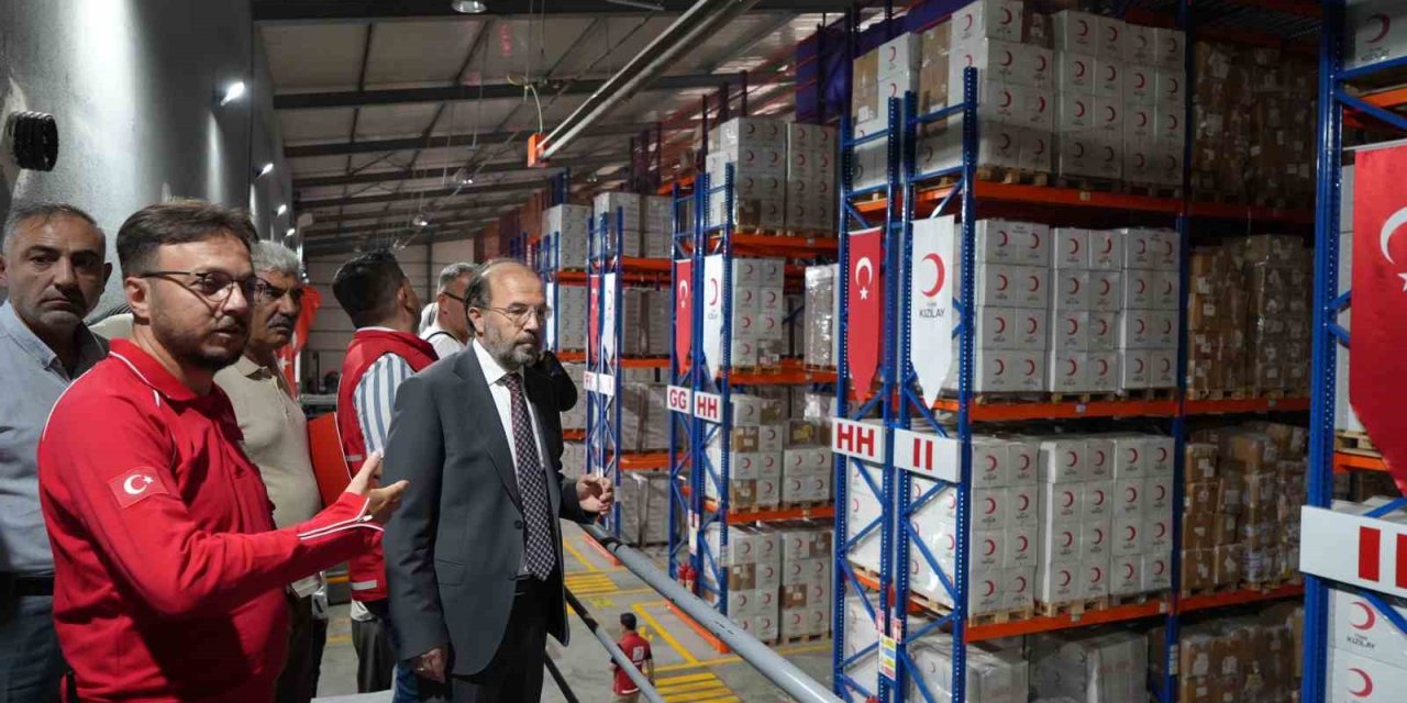 Binlerce ton gıda Gazze için hazır