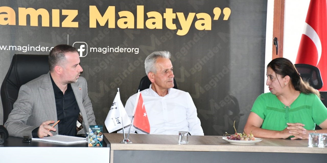 Doğanşehir Muhtarları MAGİNDER Başkanı Karademir’le buluştu