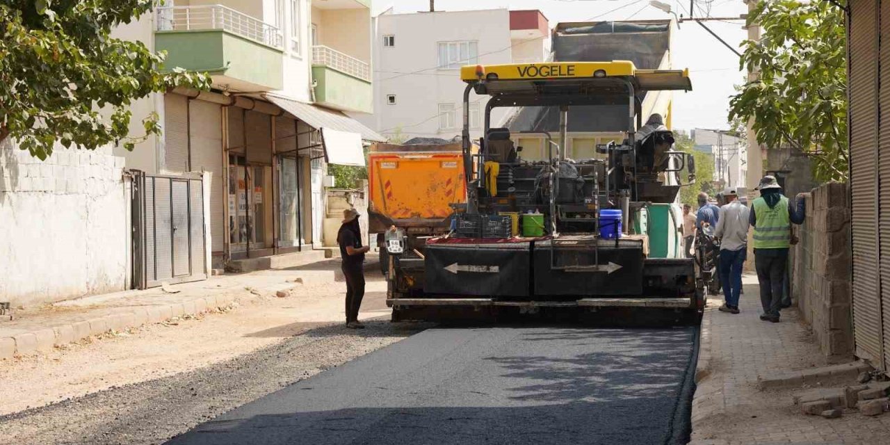 Kahta’da sıcak asfalt çalışmaları