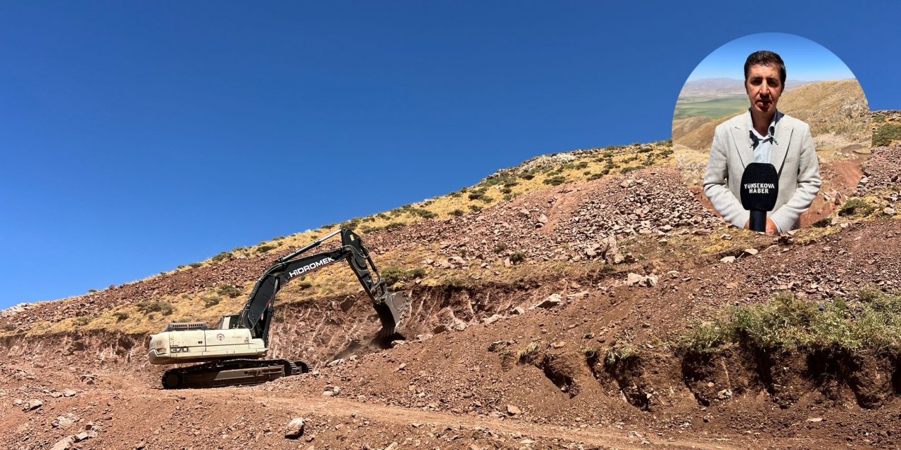 Yüksekova’nın Karabağ Mezrası yayla yoluna kavuşuyor: “Berivanlar yıllardır yürüyerek yaylaya gidiyordu”