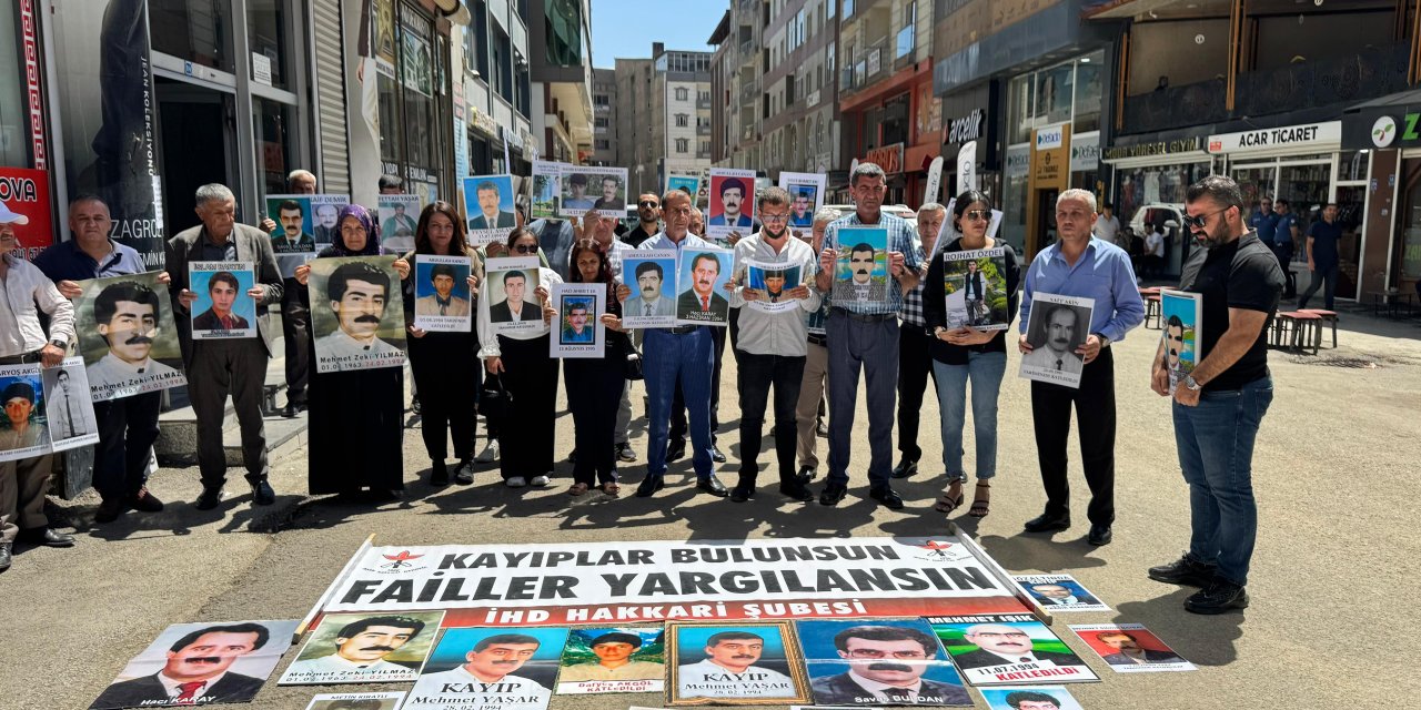 İHD Hakkari ve kayıp yakınları Abdullah Kançi için adalet istedi