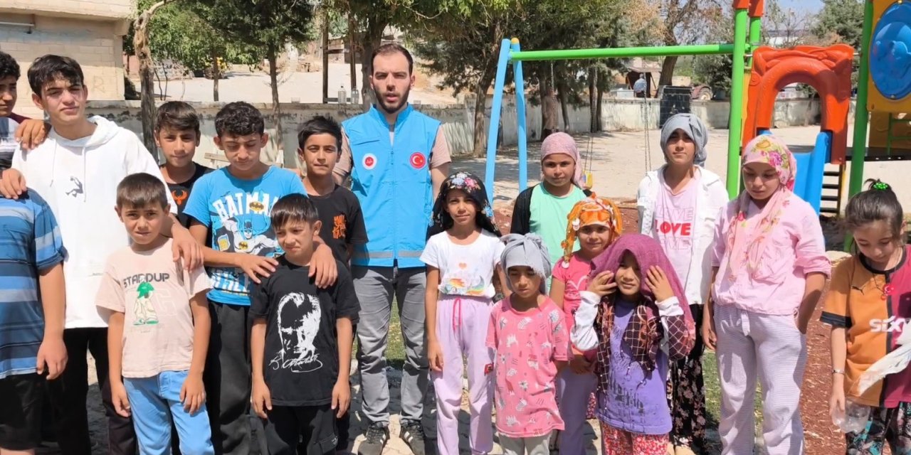 Kilis'te çocuklardan örnek davranış