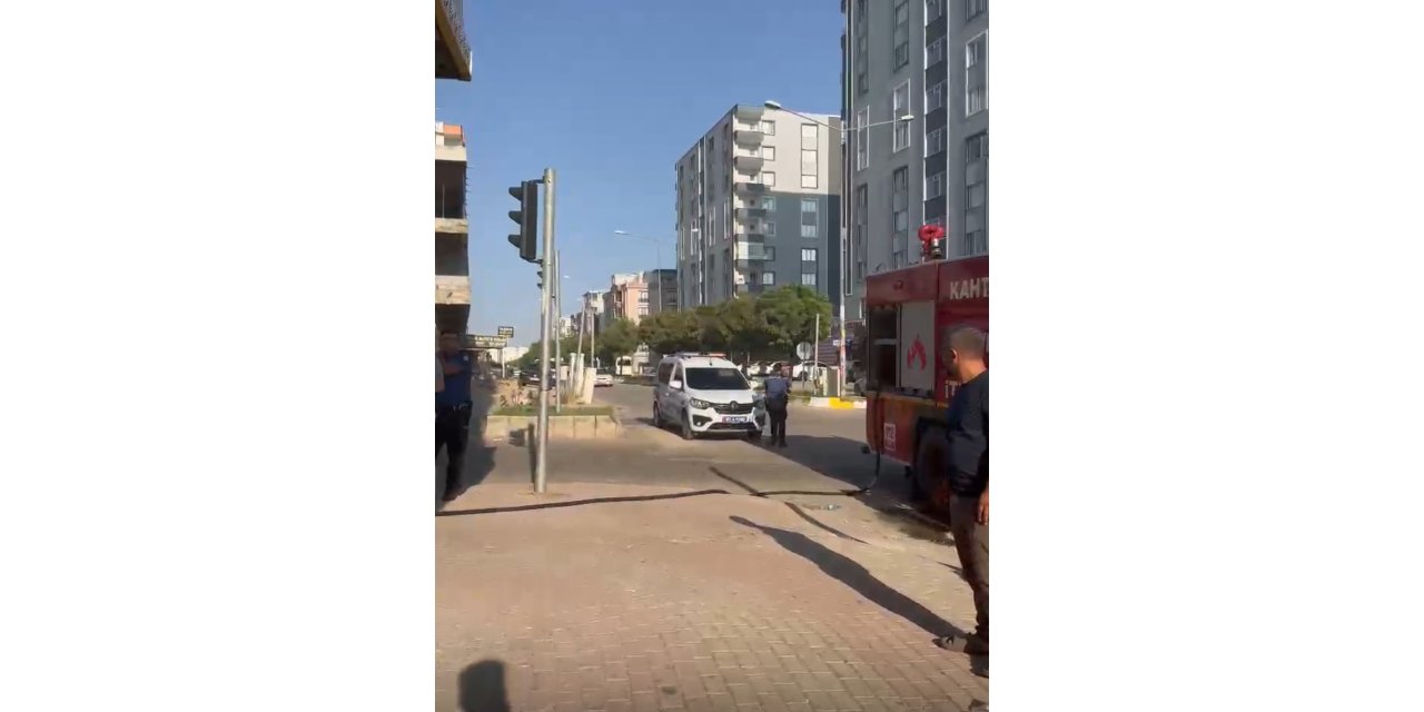 Adıyaman'da iş yerinde çıkan yangın korkuttu