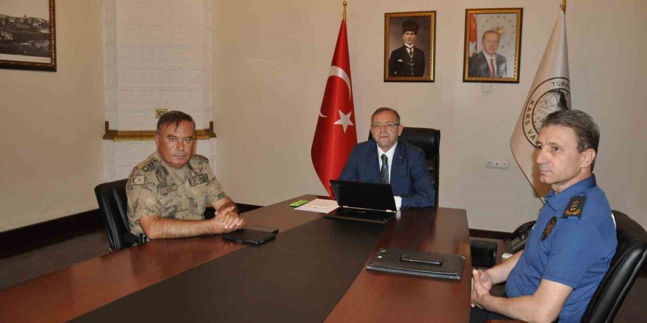 Kars’ta Temmuz ayı asayiş ve güvenlik toplantısı