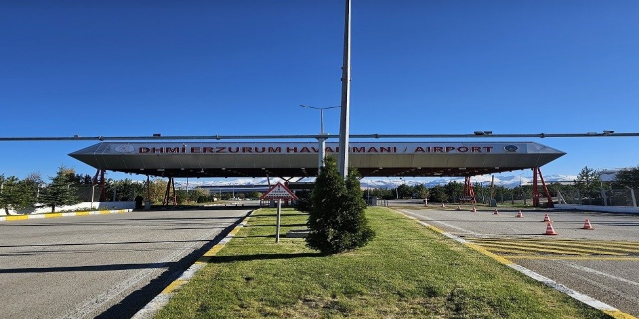Temmuz ayında Erzurum Havalimanı’nda 112 bin 456 yolcuya hizmet