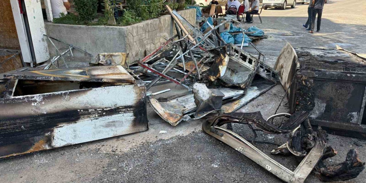 Diyarbakır’da kahvehanede çıkan yangın söndürüldü