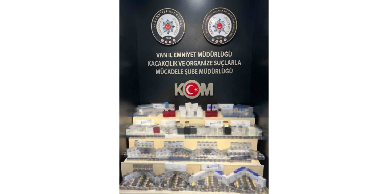 Van’da gümrük kaçağı malzemeleri yakalandı