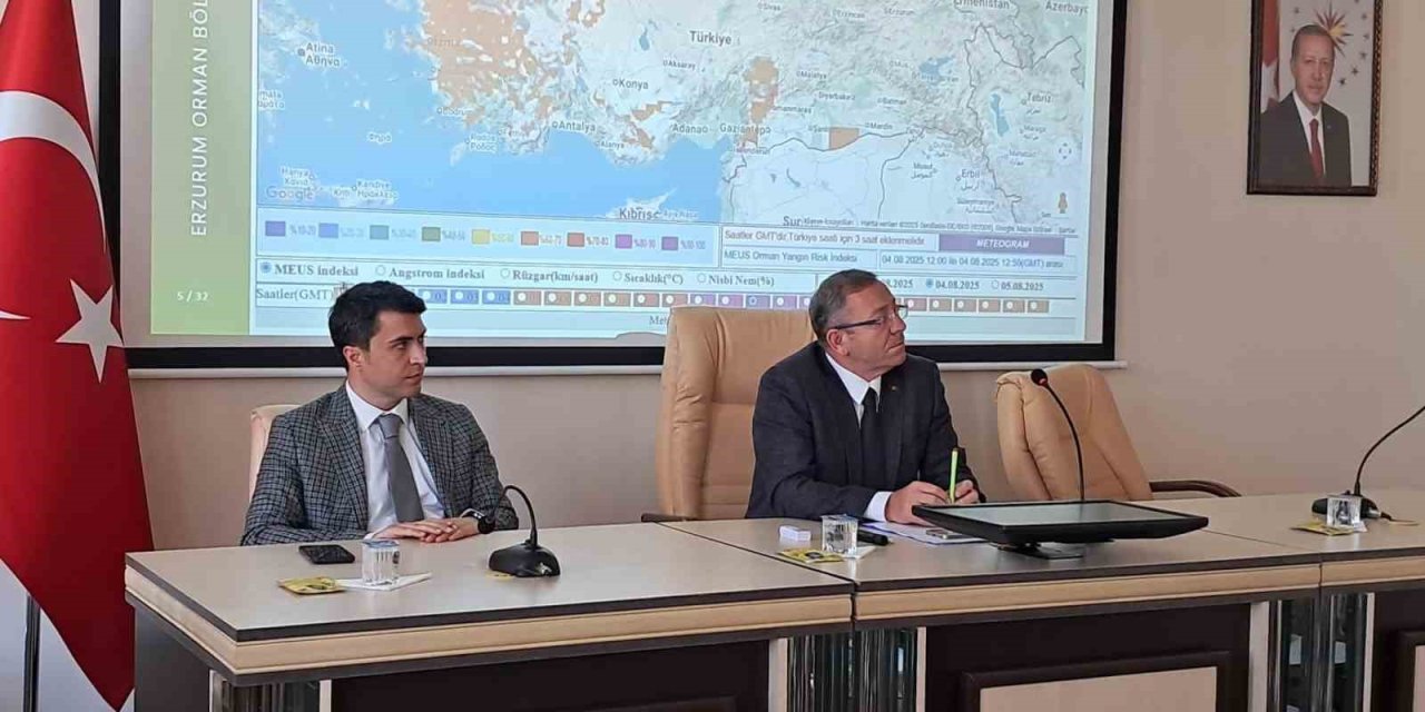 Kars’ta orman yangınları ve alınan tedbirler görüşüldü