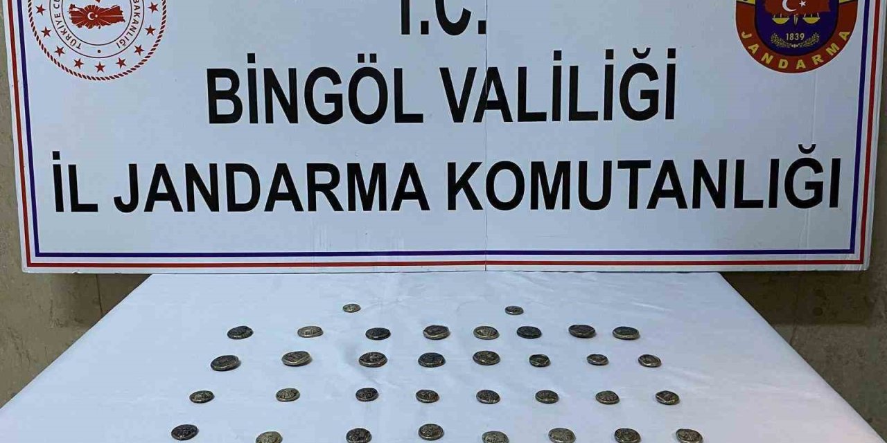 Bingöl’de 42 adet sikke yakalandı